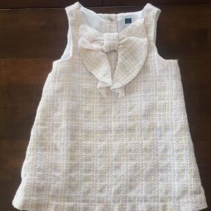 Janie and Jack Pale Pink Tweed Dress